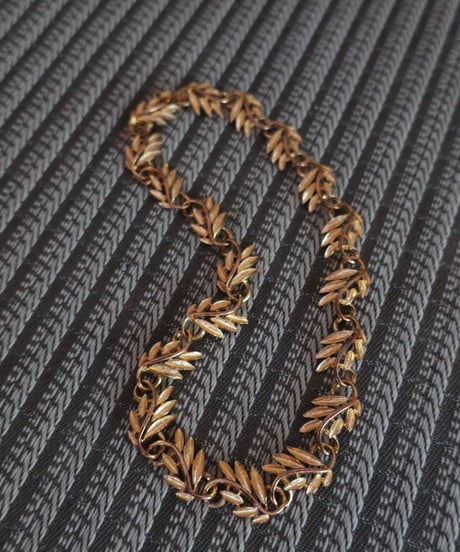 Gold tone leaves choker necklace 🍂　セット販売専用アイテム