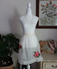 50’s Rose flower sheer apron🌹セット販売専用アイテム