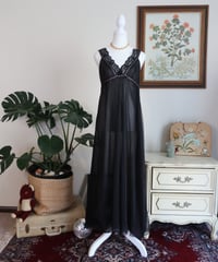 Black lingerie long dress 🐦‍⬛