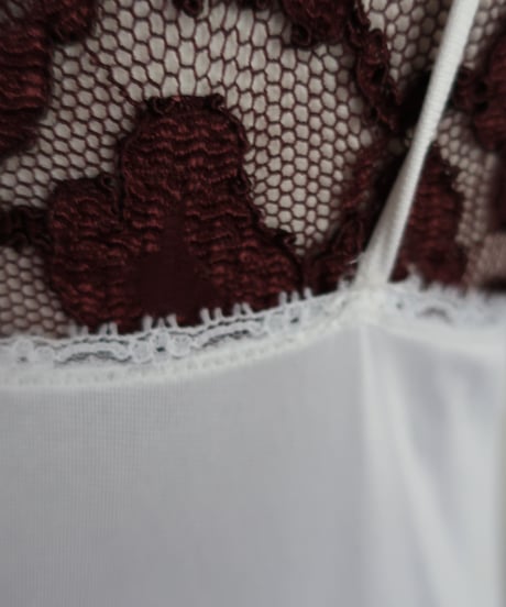 White lace lingerie long dress 🦢