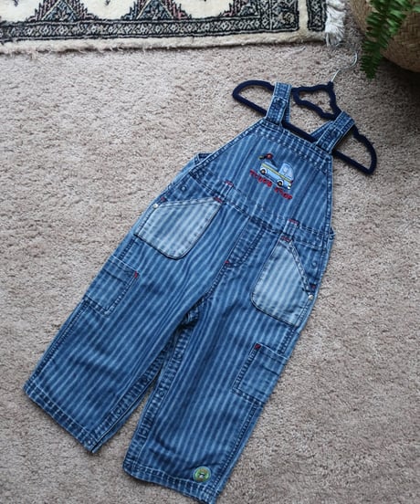 Kids striped overalls 👖セット販売専用