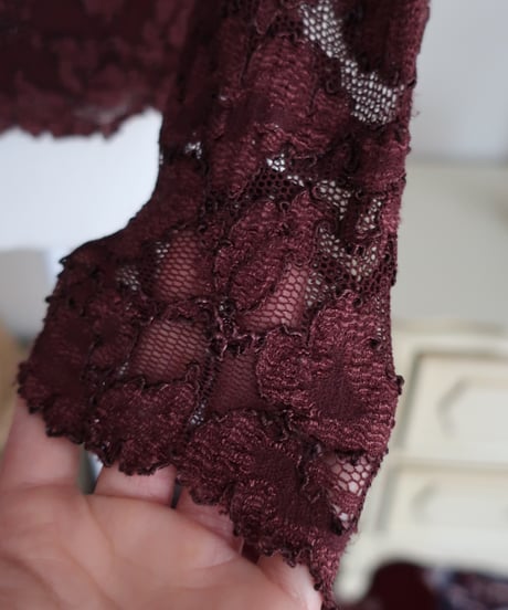 Chocolate brown lace top🧸