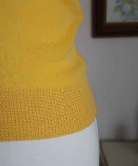 70’s yellow sleeveless top🐥　セット販売専用アイテム