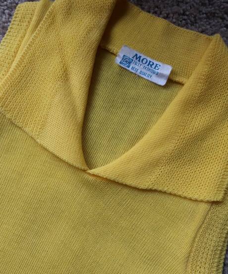 70’s yellow sleeveless top🐥　セット販売専用アイテム
