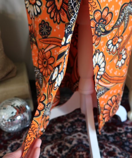 70's Montreal flowers long dress ❁