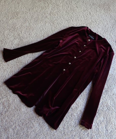 Wine red velvet shirt and pants set👯‍♀️🥀