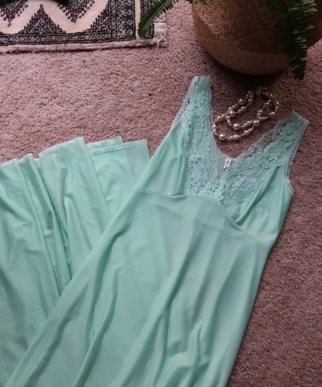 Mint green lace lingerie dress 🍃Made in Poland