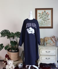 NORTHERN NIGHTS POLAR BEAR long sweat shirt dress 🐻‍❄️