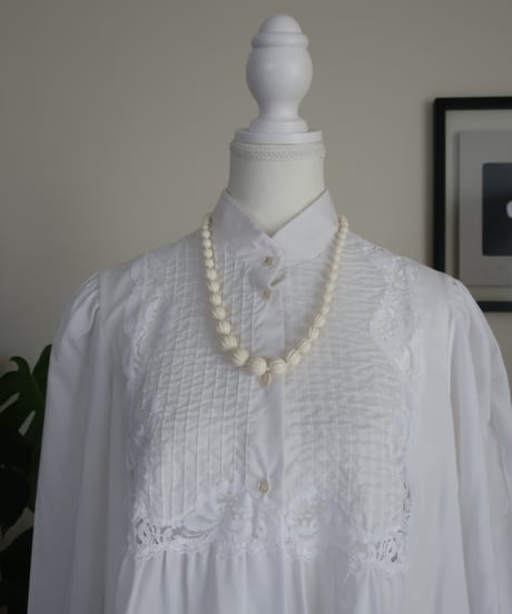 White beaded long necklace 🫧🧼　セット販売専用アイテム