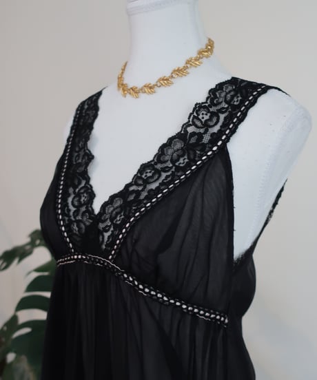 Black lingerie long dress 🐦‍⬛