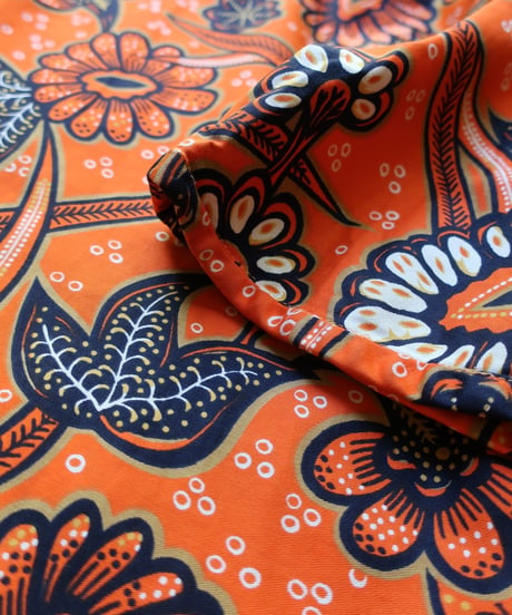 70's Montreal flowers long dress ❁