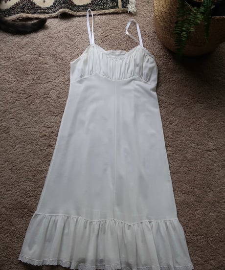 White camisole lingerie dress 🕊️