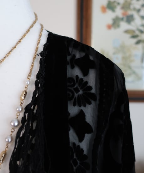 Black fringe kimono opera jacket 👘