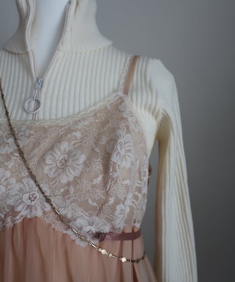 Lace lingerie mid dress 𓆸