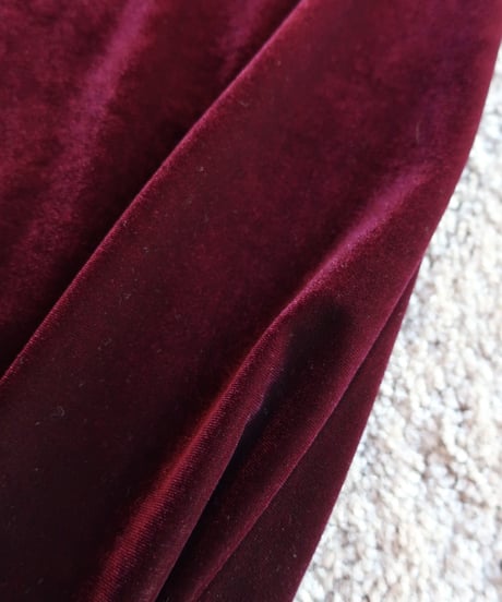 Wine red velvet shirt and pants set👯‍♀️🥀