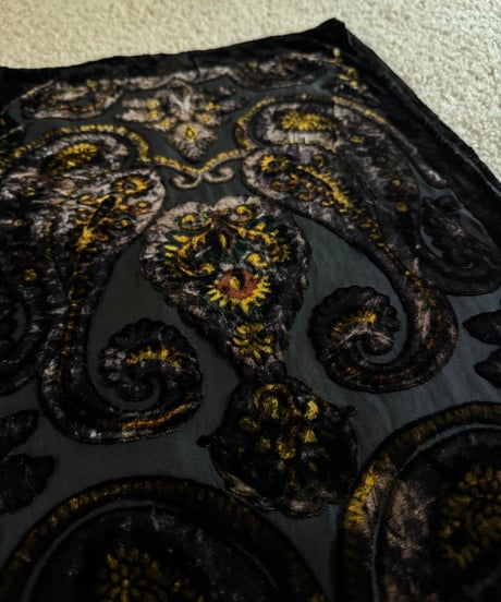 Paisley velvet long stole𓆸 セット販売専用