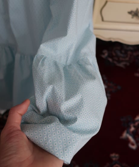 Blue cotton long skirt 👗