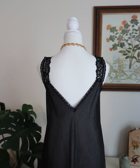Black lingerie long dress 🐦‍⬛