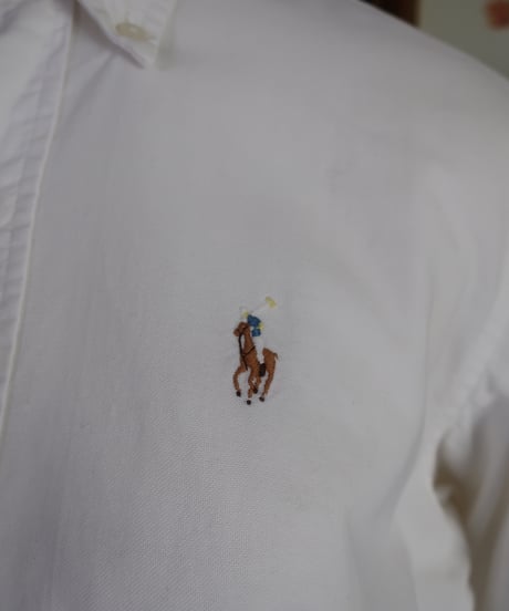 White polo cotton shirt🏇