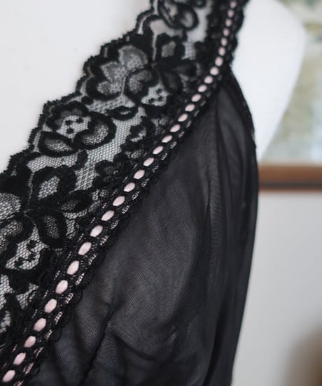 Black lingerie long dress 🐦‍⬛