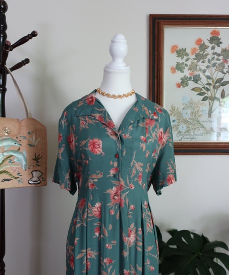 Laura Ashley Made in U.K. floral long dress💐