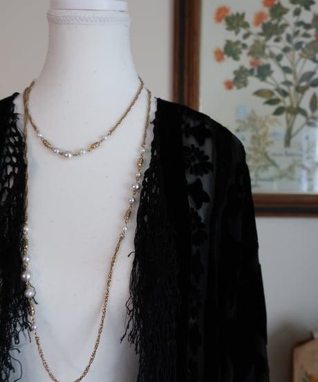 Black fringe kimono opera jacket 👘