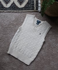 Polo by Ralph Lauren cotton knitting sleeveless top🕊️