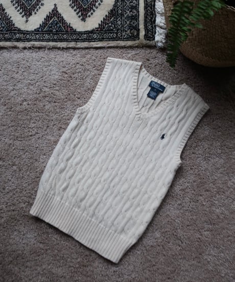 Polo by Ralph Lauren cotton knitting sleeveless top🕊️