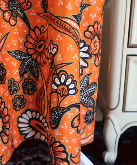 70's Montreal flowers long dress ❁