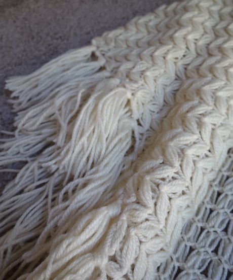 Cream knitting poncho 🐑