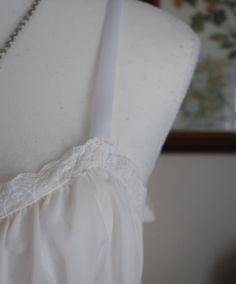 White camisole lingerie dress 🕊️