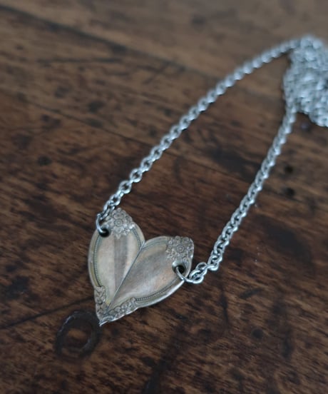 Heart silver tone chain necklace 🫶　セット販売専用アイテム