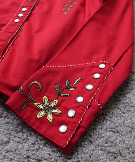 Panhandle slim embroidery western shirt🏵️