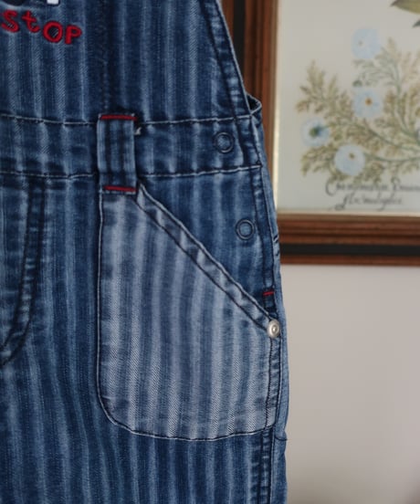 Kids striped overalls 👖セット販売専用