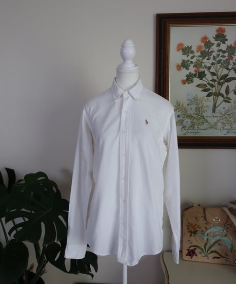 White polo cotton shirt🏇