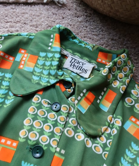 60’s flower shirt dress 🌷