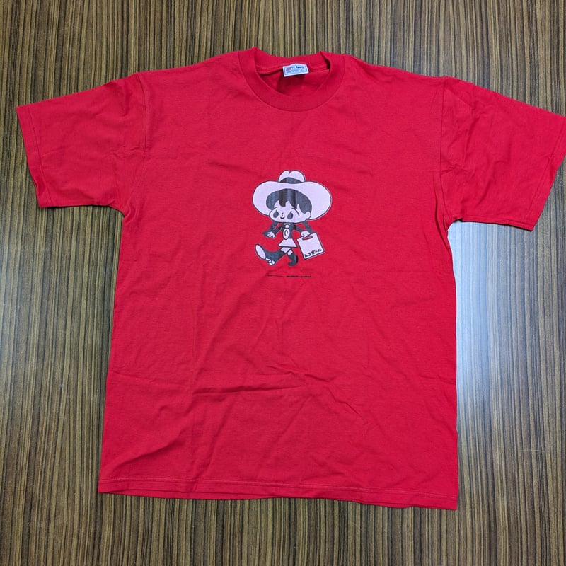 レコガール Tシャツ 赤・L | ミュージック・マガジン ONLINE SHOP