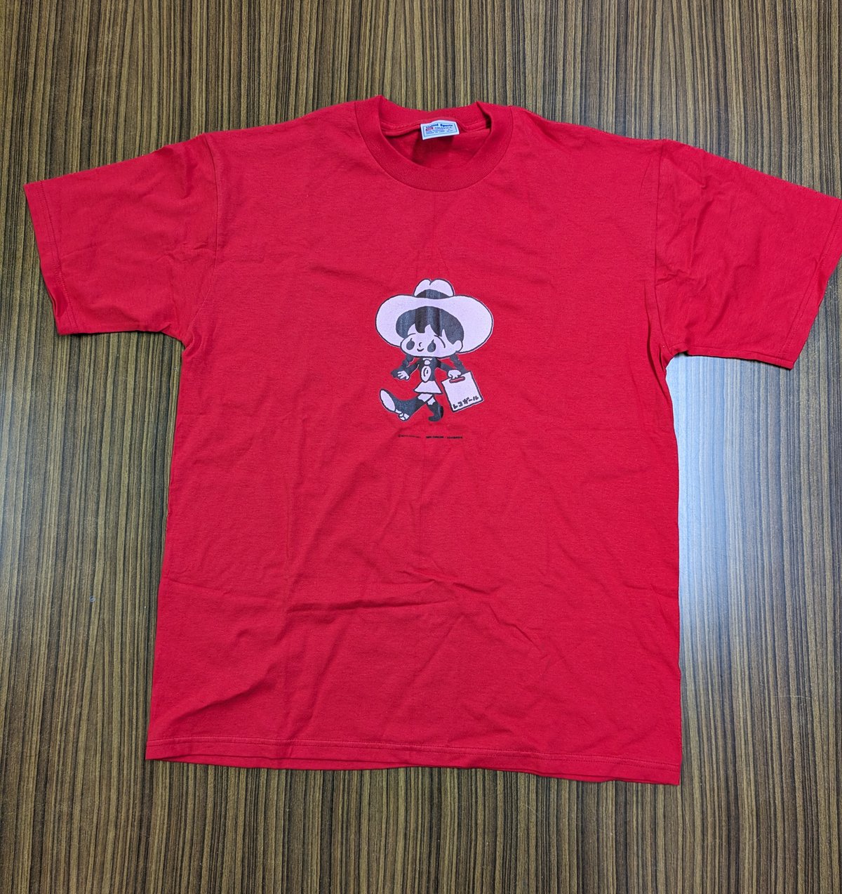 レコガール Tシャツ 赤・L | ミュージック・マガジン ONLINE SHOP
