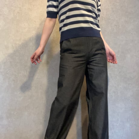 薄手ワイドパンツ