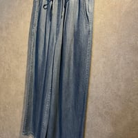 ワイドフレアデニム（紐付き）