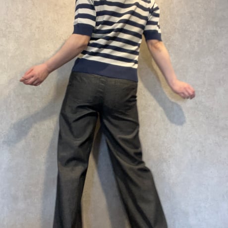 薄手ワイドパンツ