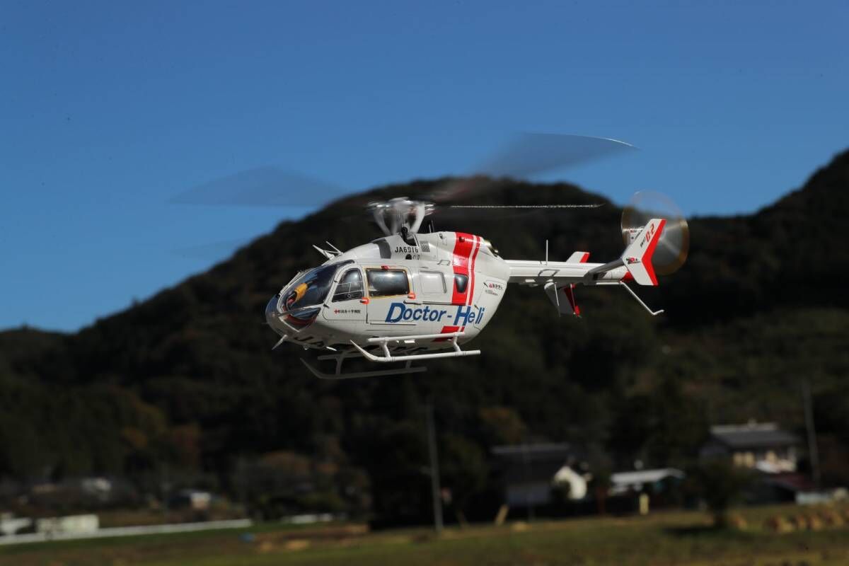 ヒロボーSRB あやしく EC145 ホワイトボディキット