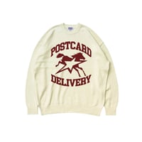 "PostcardDelivery" Cotton Knit
