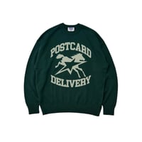 "PostcardDelivery" Cotton Knit