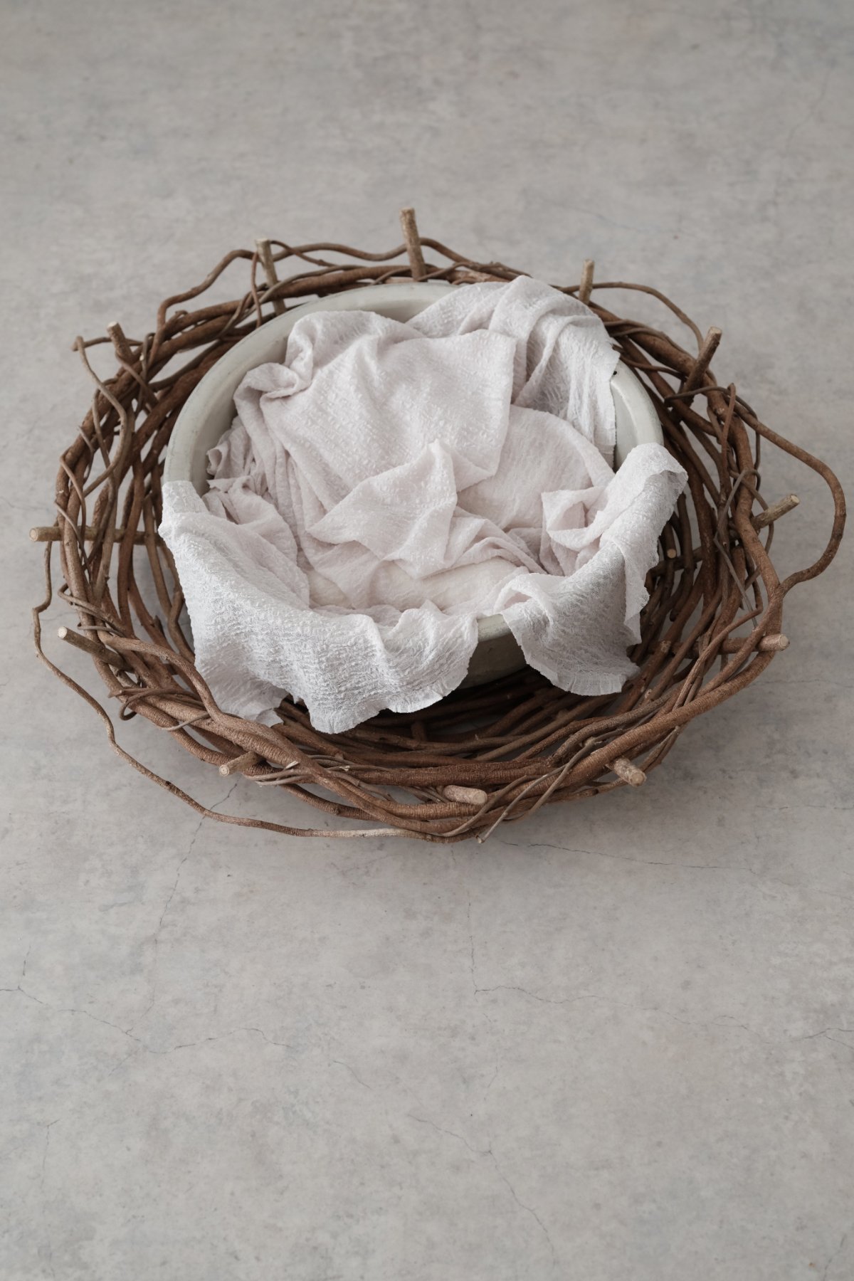 12/21:Re】赤ちゃんのつるかご Tiny | ニューボーンフォト