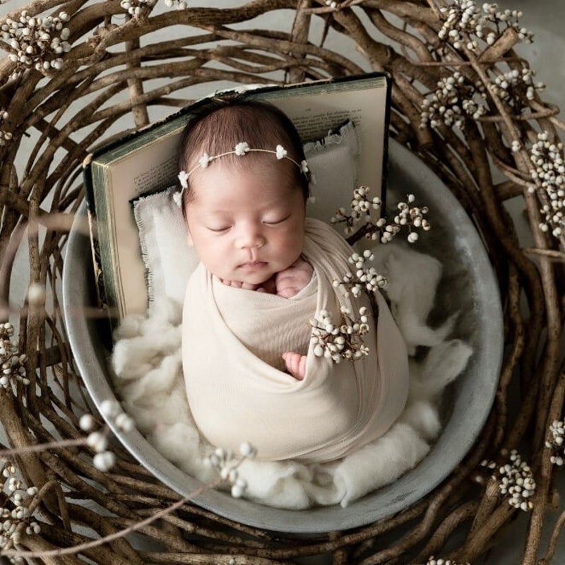 Shhh. Vintage】Vintage Book | ニューボーンフォト