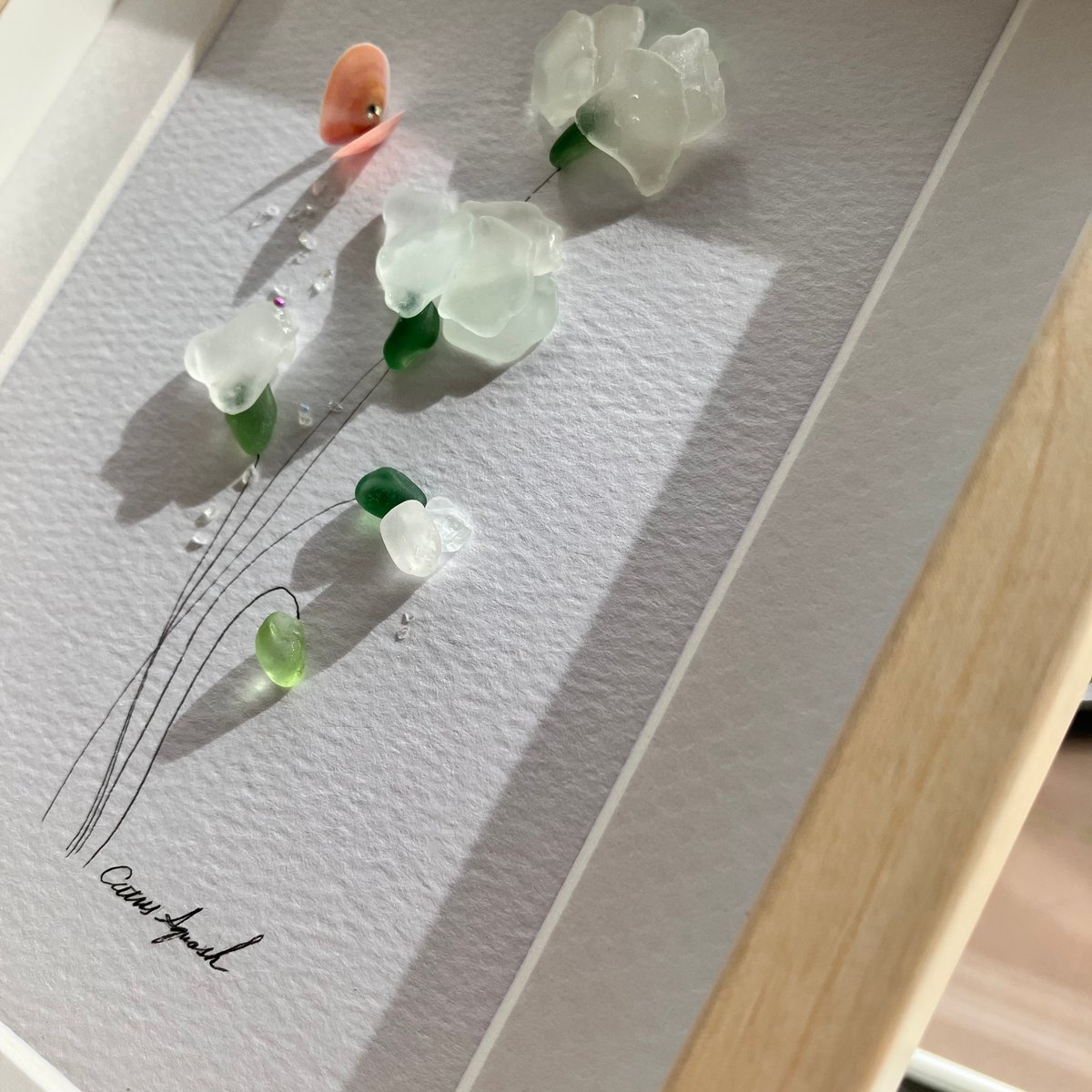 シーグラスアート カーネーション | CatusSquash