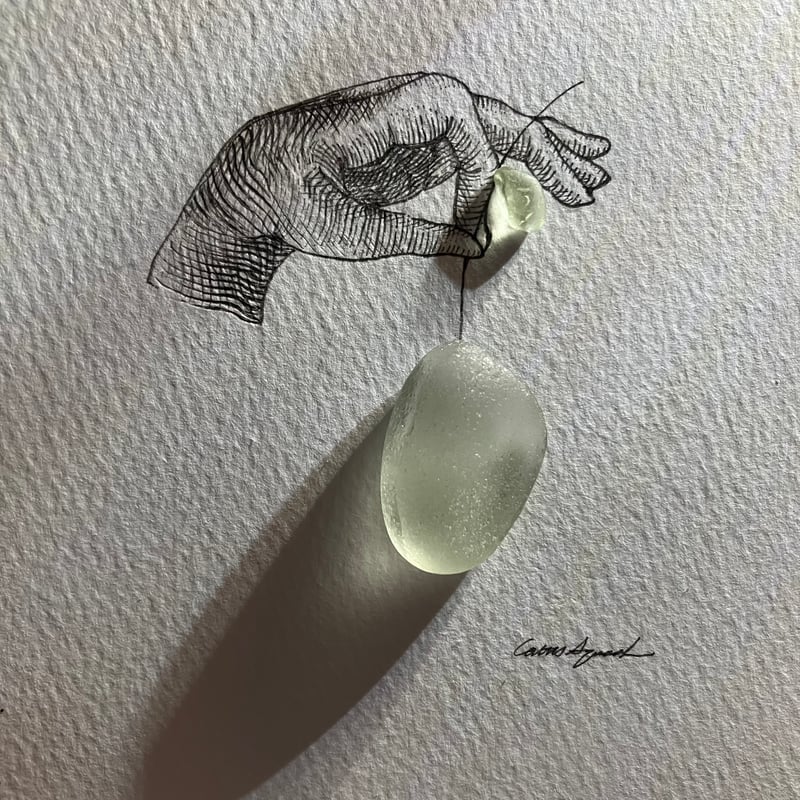 シーグラスアート A fruit of the sea | CatusSquash