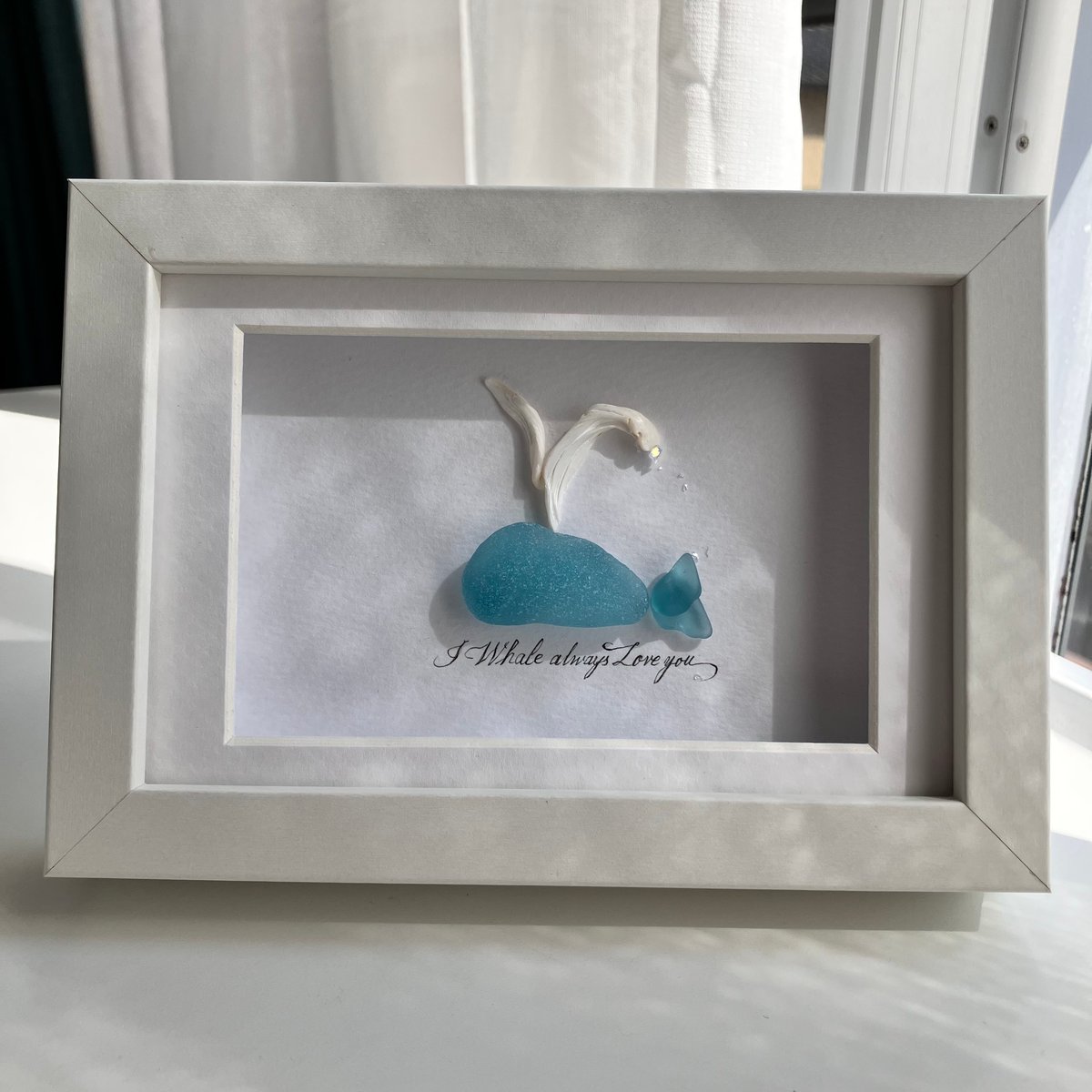 シーグラスアート『 Sea Cocktail～くじらさんと.。.:*☆～』 シーグラスアート『 Sea Cocktail～くじらさんと.。.:*☆～』
