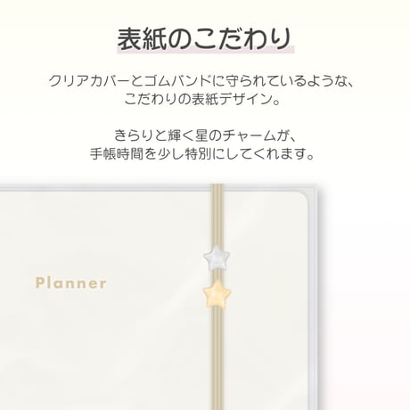 日付けなし カラフルプランナーセット